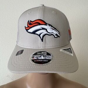 New Era 9SEVENTY Stretch-Snap Denver Broncos Rope Beige Snapback Hat NFL